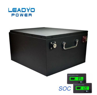 comprare Metal la cassa accumulatore agli ioni di litio da 48 volt, batterie del carretto di golf RS232/RS485 30ah fabbricazione online