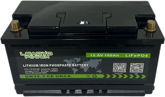 Batteria LiFePO4 a ciclo profondo ad alte prestazioni L5 12V 12.8V 100Ah per camper