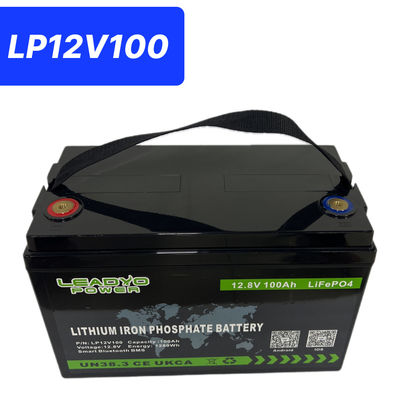 comprare 12V 100Ah 12.8V LiFePO4 Batteria al litio con Bluetooth Gruppo 31 fabbricazione online