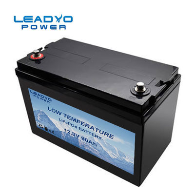 comprare batteria del fosfato del ferro del litio della batteria 12V di bassa temperatura LiFePO4 di 12kg 90Ah fabbricazione online