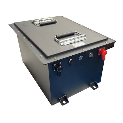 LCD di Ion Battery With del litio della cassa del metallo del carretto di golf 48V 105Ah e LATTA ricaricabili RS485