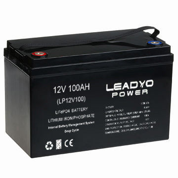 Batteria al litio ricaricabile 5000 volte a lunga durata 12v 100ah