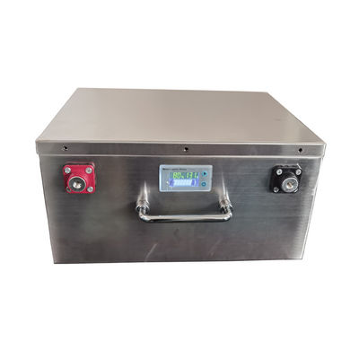 Batterie profonde d'acciaio del ciclo di Sotto-Seat Lifepo4 della cassa della batteria 12v 100Ah di svago dello ione del litio per un campeggiatore di rv Motorhome