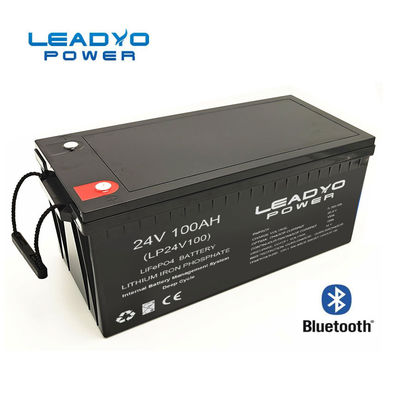 Buon prezzo Batterie profonde astute del ciclo Lifepo4 di Marine Battery 24v 100Ah dello ione del litio per gli yacht della barca con Bluetooth in linea
