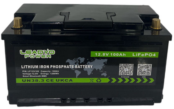 L4 L5 12,8V 100Ah Batteria LiFePO4 Con Certificati CE/UN38.3/MSDS Per Camper RV