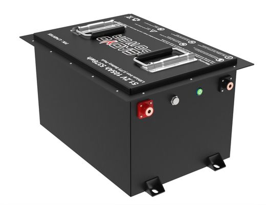 Buon prezzo LiFePO4 Golf Cart 48V 51.2V 105Ah Lithium Iron LFP Batterie con display LCD LED / caricabatterie in linea