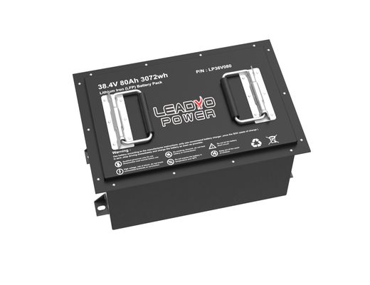 Buon prezzo Carro da golf al litio 36V 38.4V 80Ah LiFePO4 LFP Battery Pack Con Display LCD LED / Caricabatterie in linea