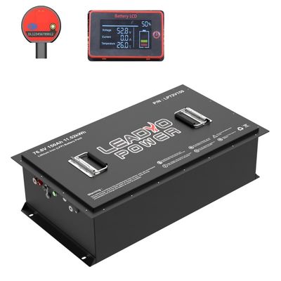 Buon prezzo Carro da golf al litio 72V 76.8V 150Ah 250Amp LiFePO4 LFP Batteria con caricabatterie in linea