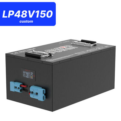 48V 150Ah 51.2V LiFePO4 batteria del carrello da golf, 250A BMS, 4000+ cicli batteria al litio, Max 12.8kW Potenza