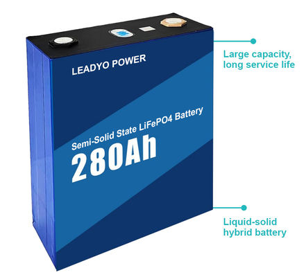 Buon prezzo Cella batteria prismatica al litio LiFePO4 a stato semi-solido 3.2V 280Ah in linea