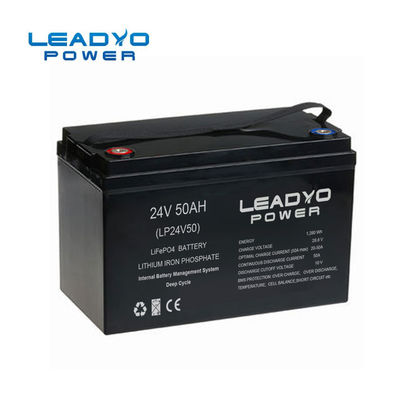Buon prezzo Peso leggero astuto della batteria 24V 50Ah della macchina di pulizia del pavimento LiFePO4 in linea