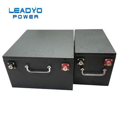 Buon prezzo cassa del metallo del nero della batteria di Ion Deep Cycle rv del litio 12V con BMS astuto in linea