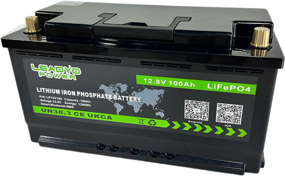 Buon prezzo Batteria 12V 100Ah del fosfato del ferro del litio di Bluetooth LiFePO4 con BMS in linea